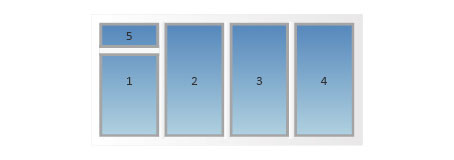 4 ramen en 1 boven- of onderlicht